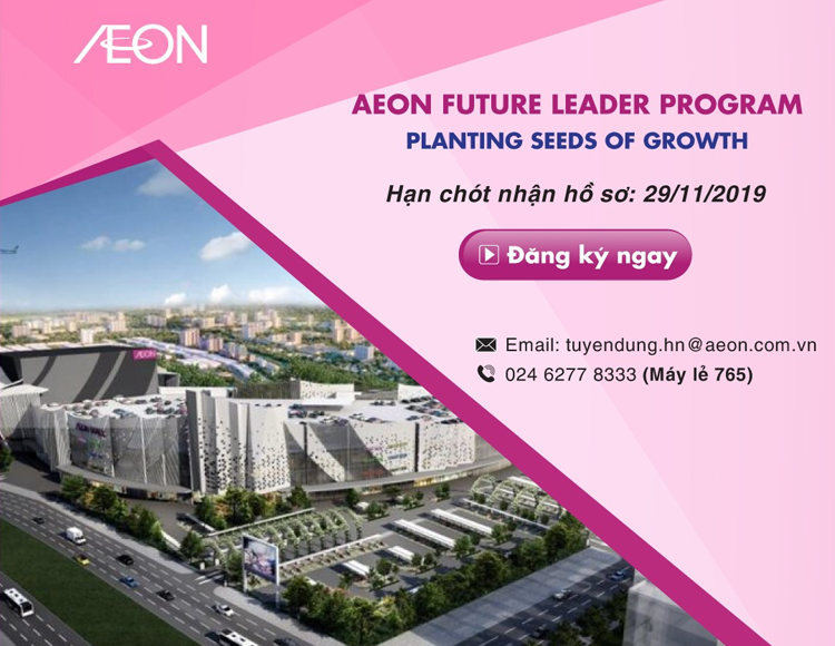 Chương Trình Nhà Lãnh Đạo Tương Lai (Aeon Future Leaders) – Aeon Lê Chân 2020